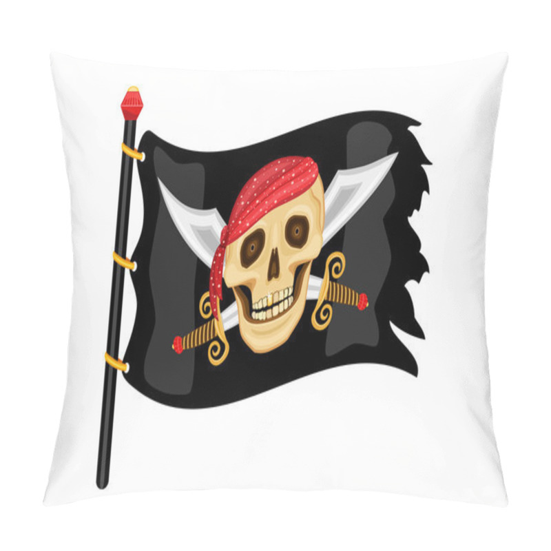 Personality  Jolly Roger Pirate Flag Pillow Covers