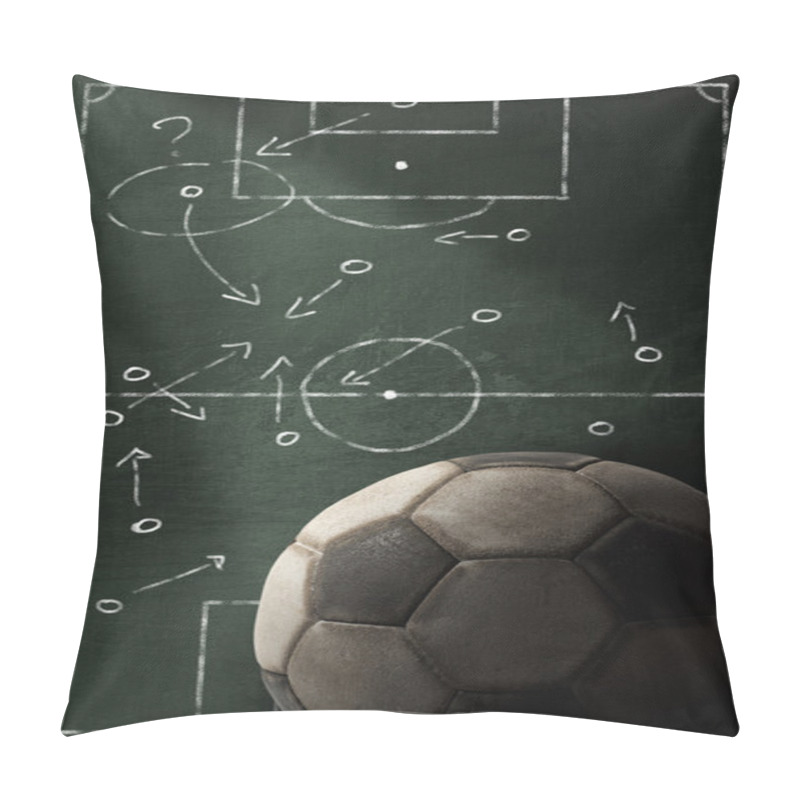 Personality  Blackboard - Sport Of Football Pillow Covers