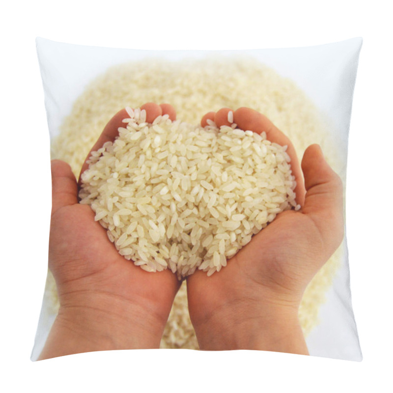 Personality  Baldo Big Rice Pictures On The Most Beautiful And Best White Background Pillow Covers