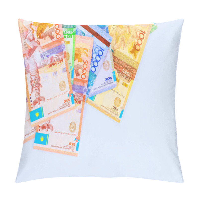 Personality  In Kazakhstan, National Currency Is Tenge There Are Many Denominations Of This Currency Pillow Covers