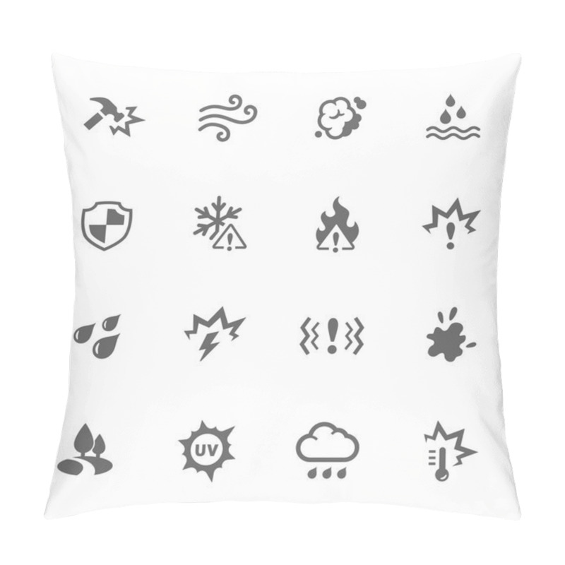 Personality  Simple Influence Icons Pillow Covers