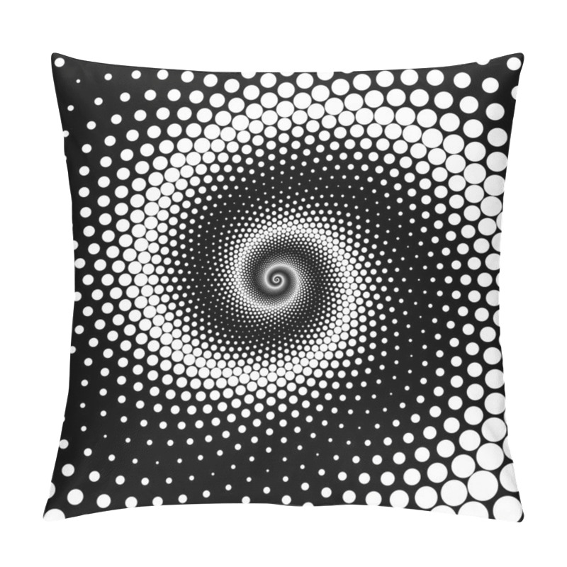 Personality  Design Spiral Dots Backdrop Pillow Covers