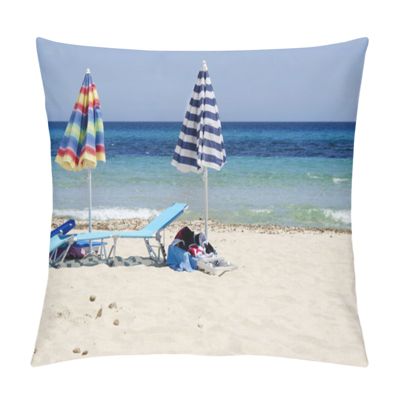 Personality  Beach Umbrellas Pillow Covers