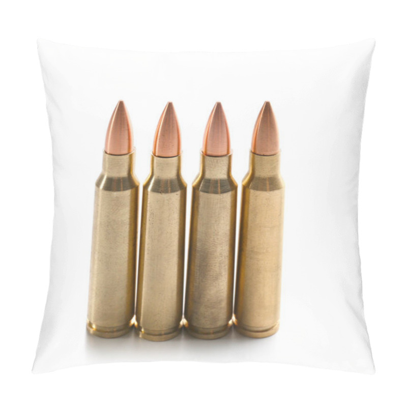 Personality  Rifle Bullets On Background Pillow Covers