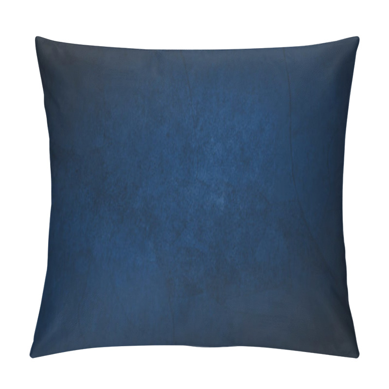 Personality  Blank Blue Texture Surface Background, Dark Corners, Abstract Architecture Material Pillow Covers