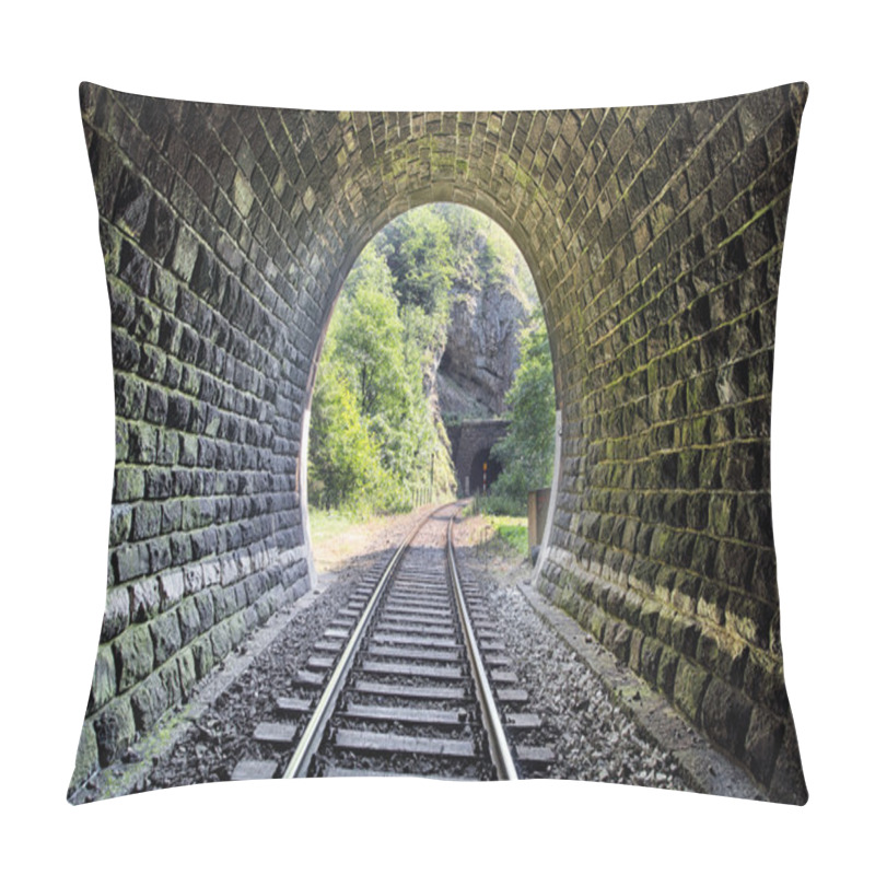 Personality  Railroad Tunnel - Harmanec, Slovakia Pillow Covers