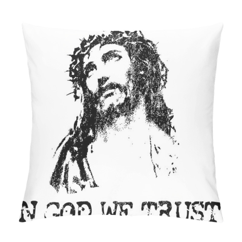 Personality  Jesus Christ  Portrait Pillow Covers