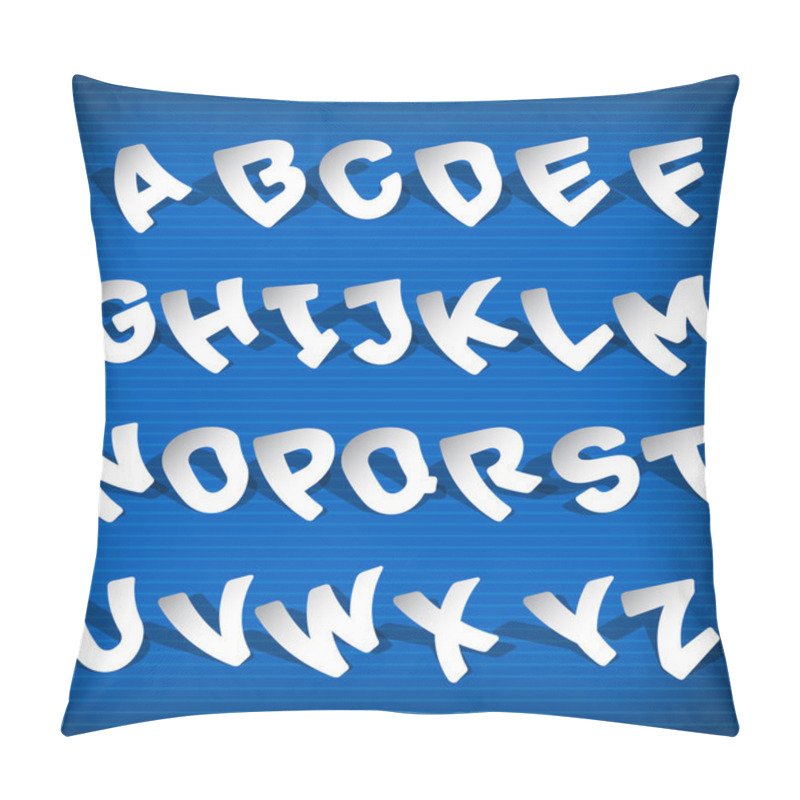 Personality  Alphabet Vector Contrariwise, Vector Illustration  Pillow Covers