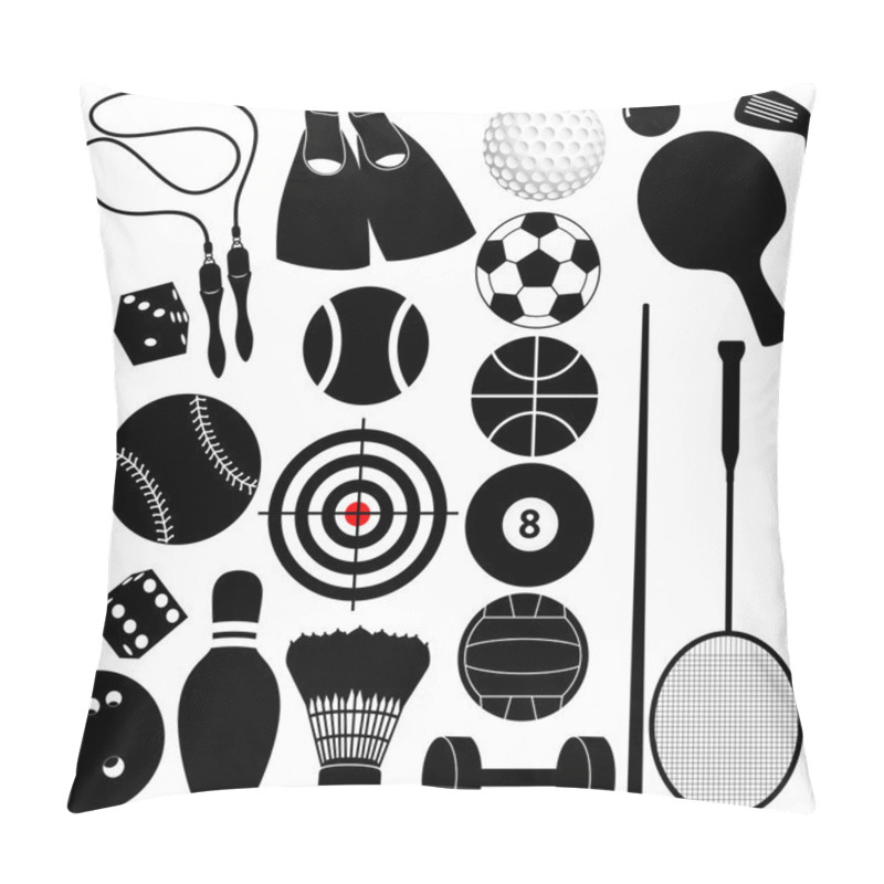 Personality  Sports Set: Balls, Other Exercise Equipments Pillow Covers