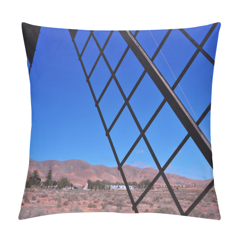 Personality  Windmill In Antigua, Fuerteventura, Canary Islands, Spain Pillow Covers