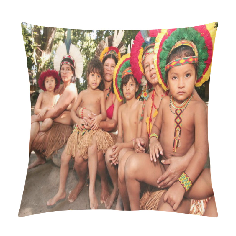 Personality  Indigenous Tribe Of Bahia Pillow Covers