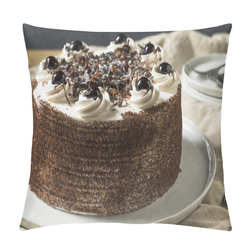 Personality  Sweet Homemade Black Forest Cake Ready To Eat Pillow Covers