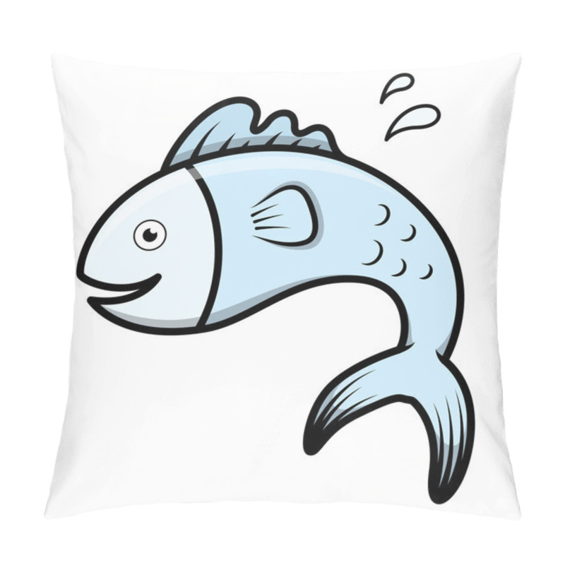 Personality  Cute Cartoon Fish Vector Pillow Covers