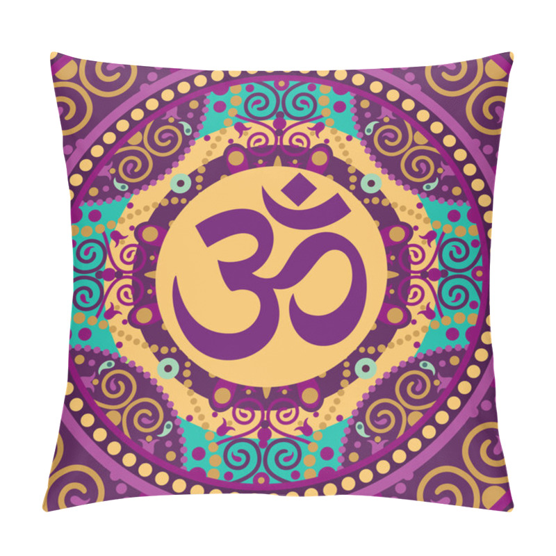 Personality  Mandala Ohm Pillow Covers