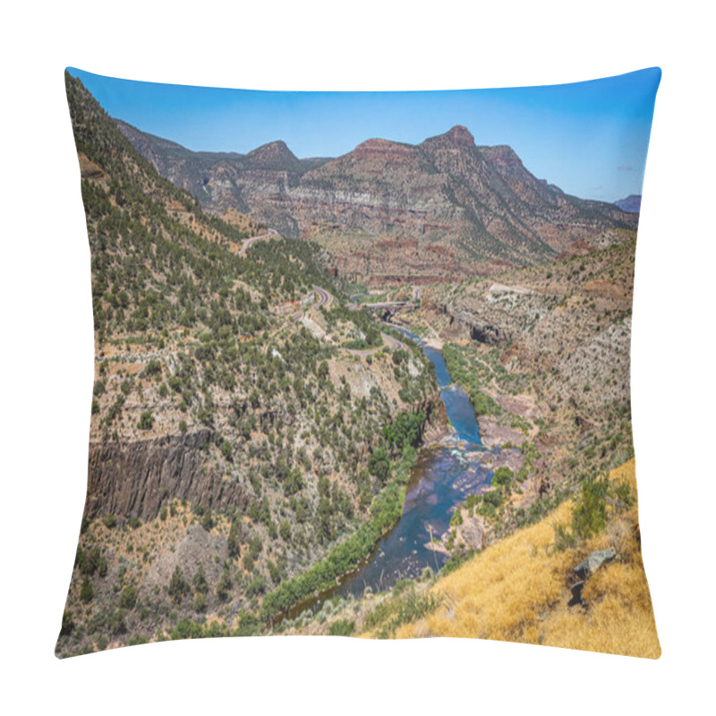 Personality  Salt River Canyon Wilderness Is A Popular Hiking And Kataking Destination Between Globe And Show Low, Arizona Bisected By U.S. Highway 60. Pillow Covers