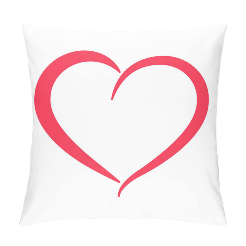 Personality  Hand Drawn Heart Shaped Pattern. Pillow Covers