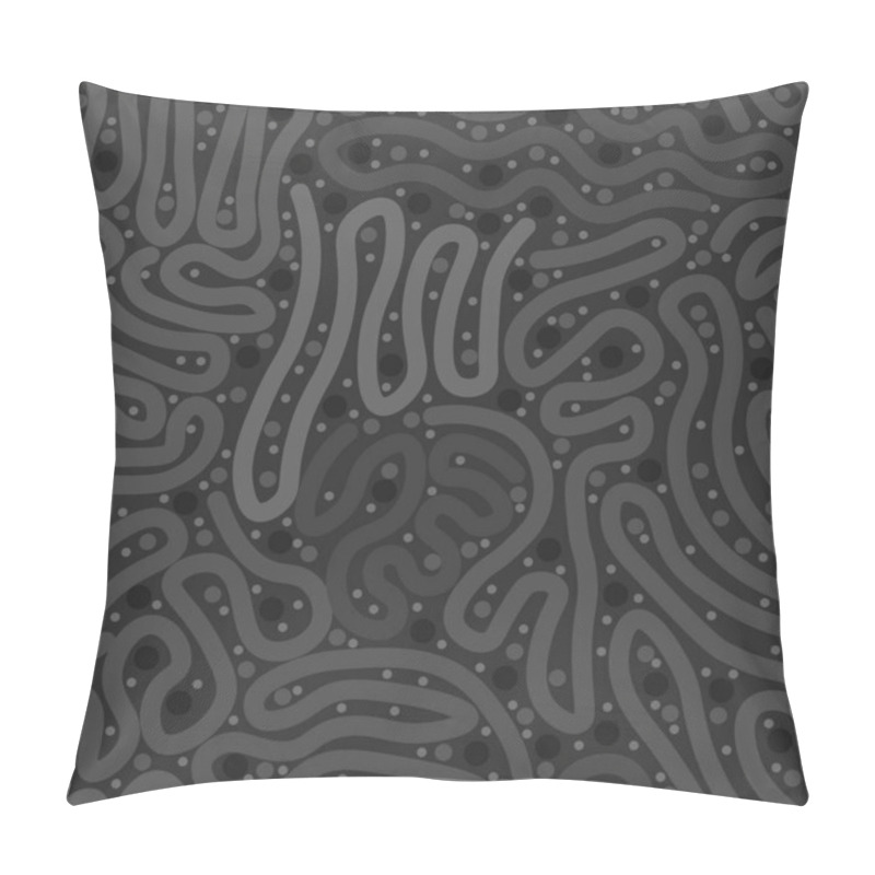 Personality  Grey Vector Seamless Background Pillow Covers