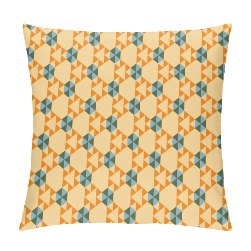 Personality  Abstract Creative Background With Repeated Shapes Pillow Covers