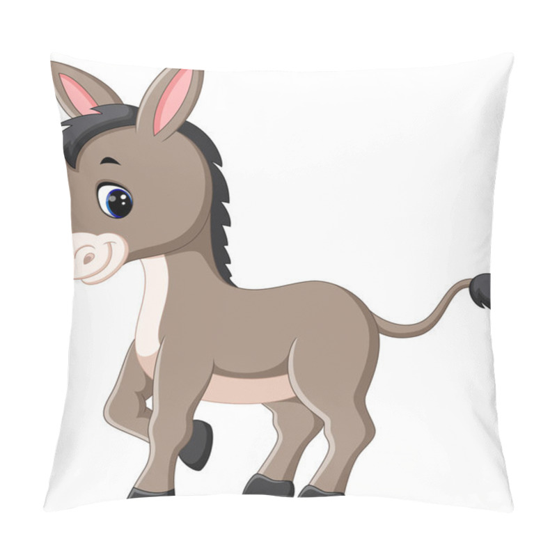 Personality  Cartoon Happy Donkey Pillow Covers