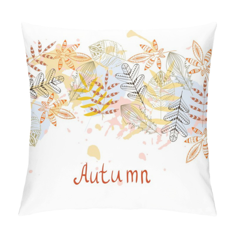 Personality  Abstract  Autumn Leaves. Pillow Covers