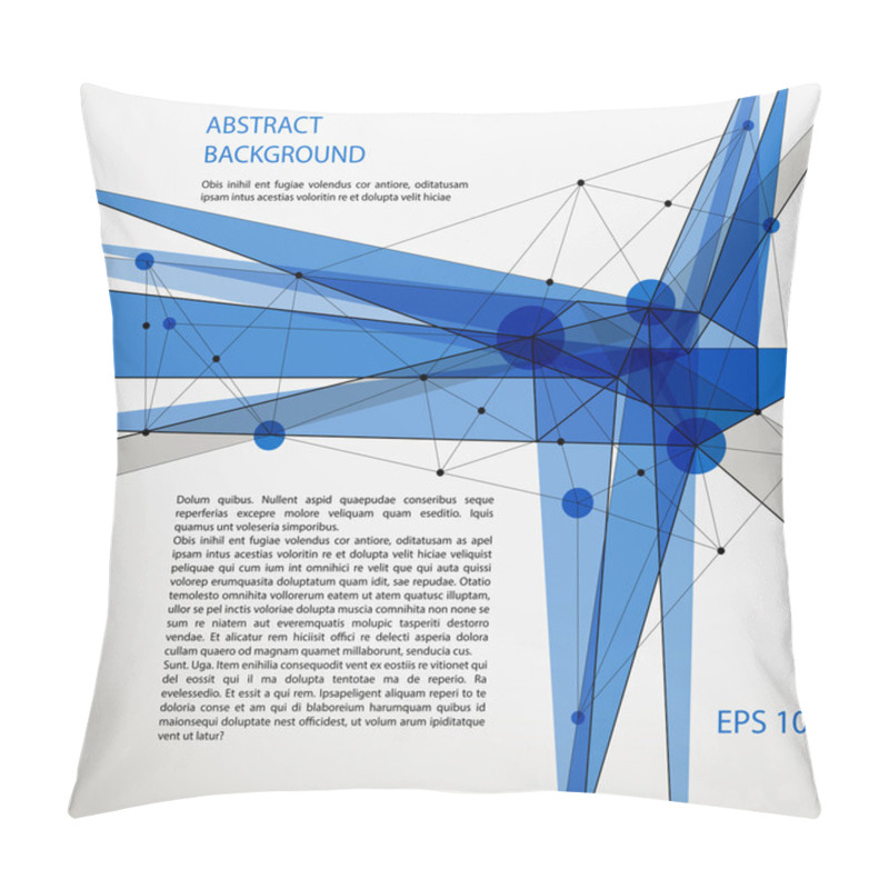 Personality  Abstract Blue Background 3. Pillow Covers