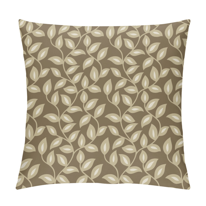 Personality  Seamless Leaves Wallpaper Pillow Covers