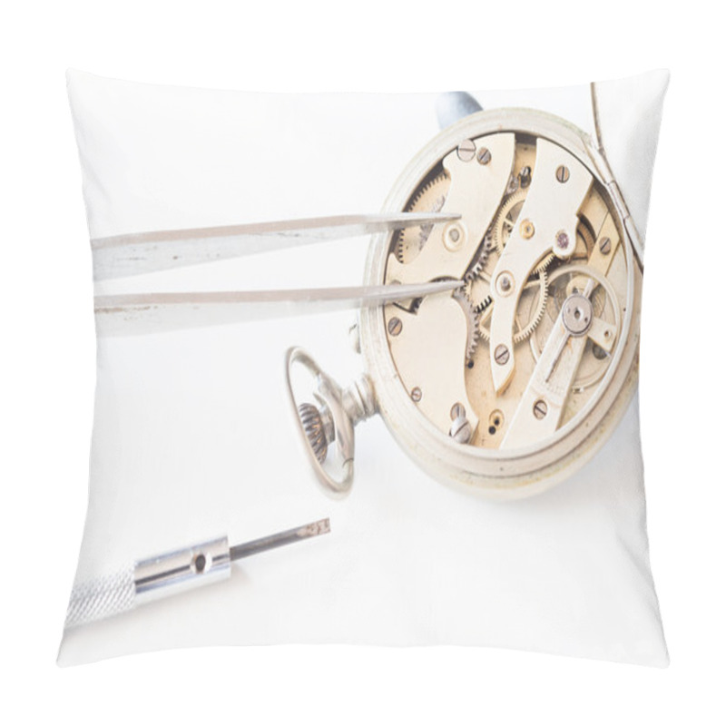 Personality  Details Pocket Watch Pillow Covers