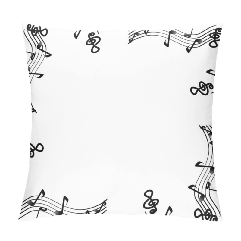 Personality  Music Melody, Photo Frame Pillow Covers