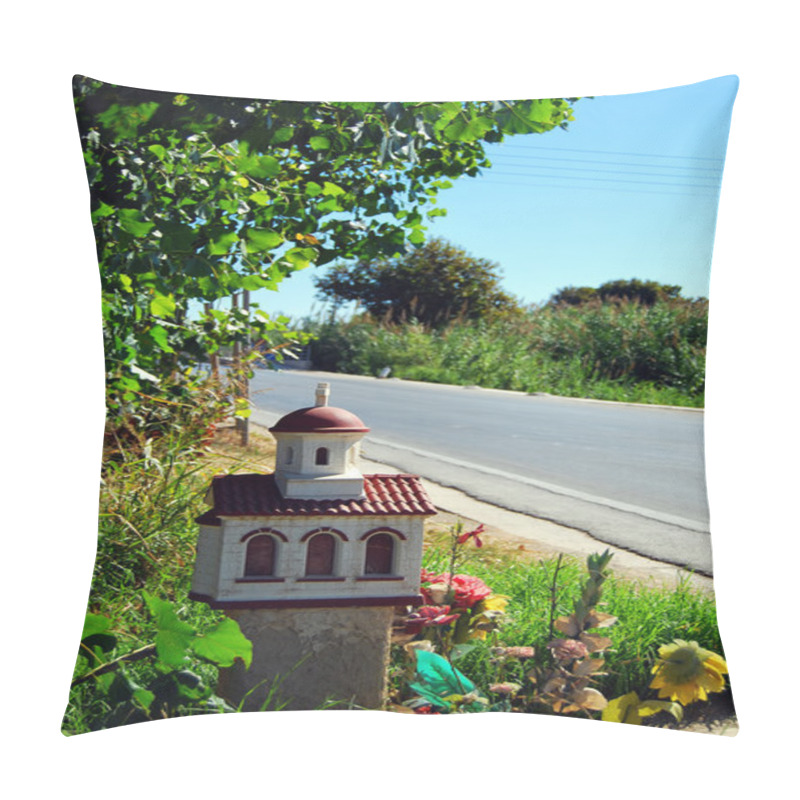 Personality  Greek Roadside Shrine 01 Pillow Covers