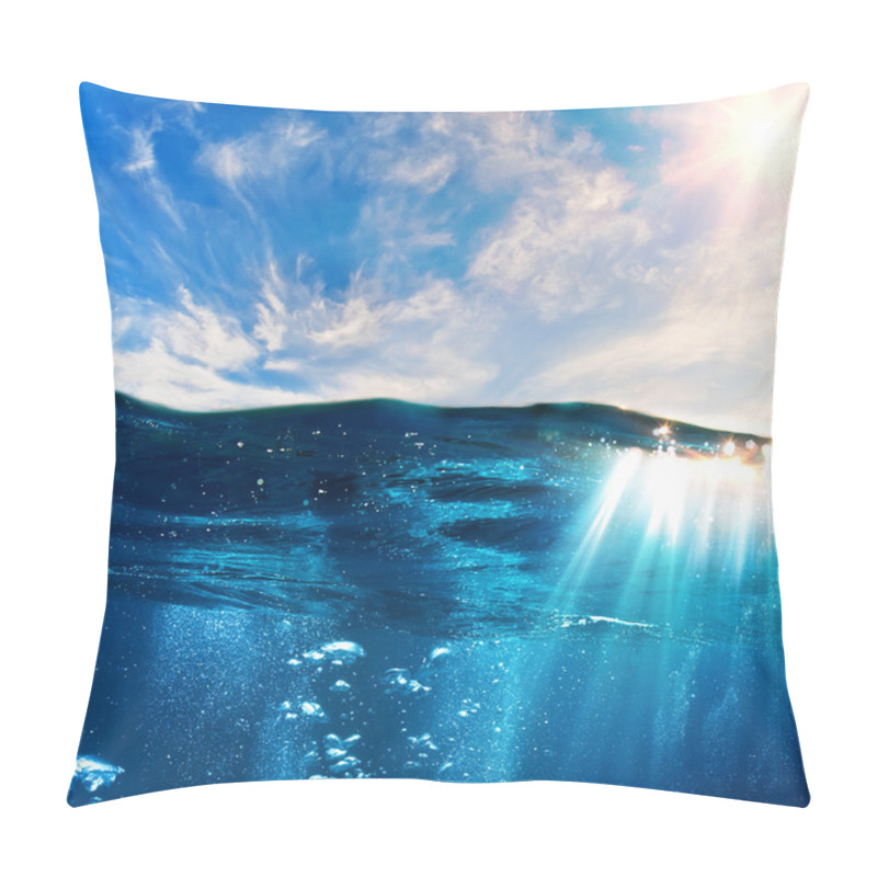 Personality  Underwater And Sunlight Pillow Covers