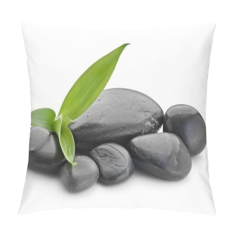 Personality  Zen Basalt Stones And Bamboo Pillow Covers