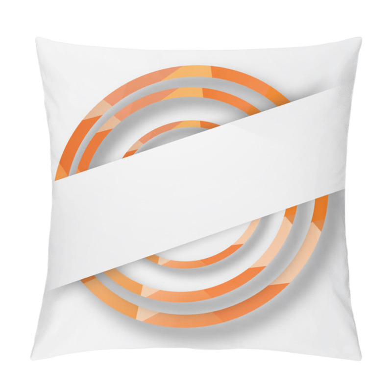 Personality  Vector Squares. Abstract Background Line Shadow Pillow Covers