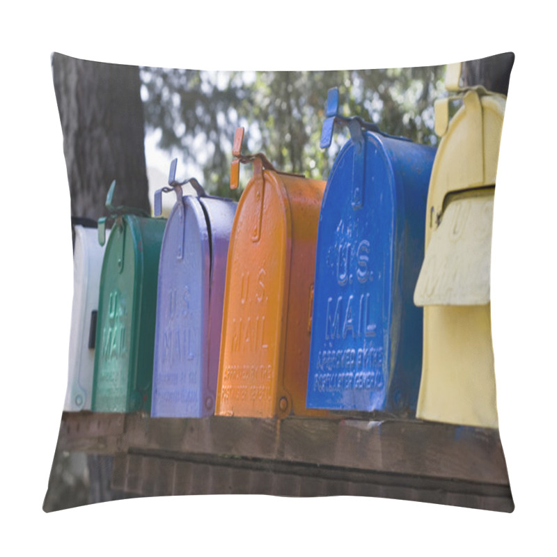 Personality  Raw Of Mail Boxes Pillow Covers