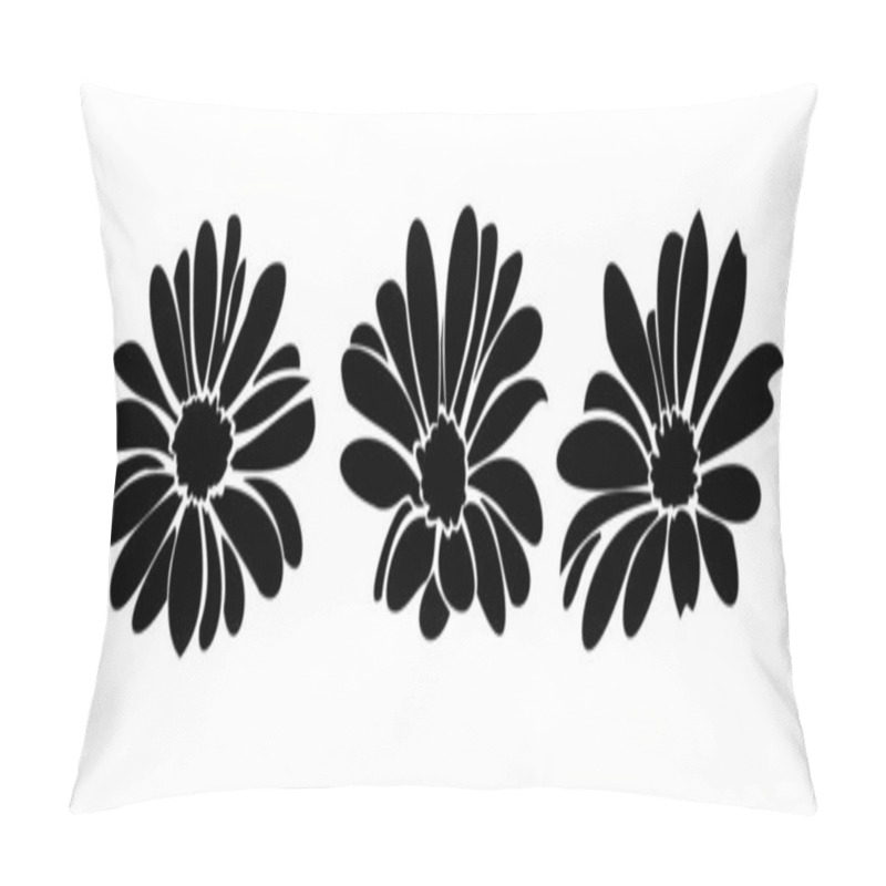 Personality  Daisy Fsummer Flower, Floral Elements Hand Drawn Pillow Covers