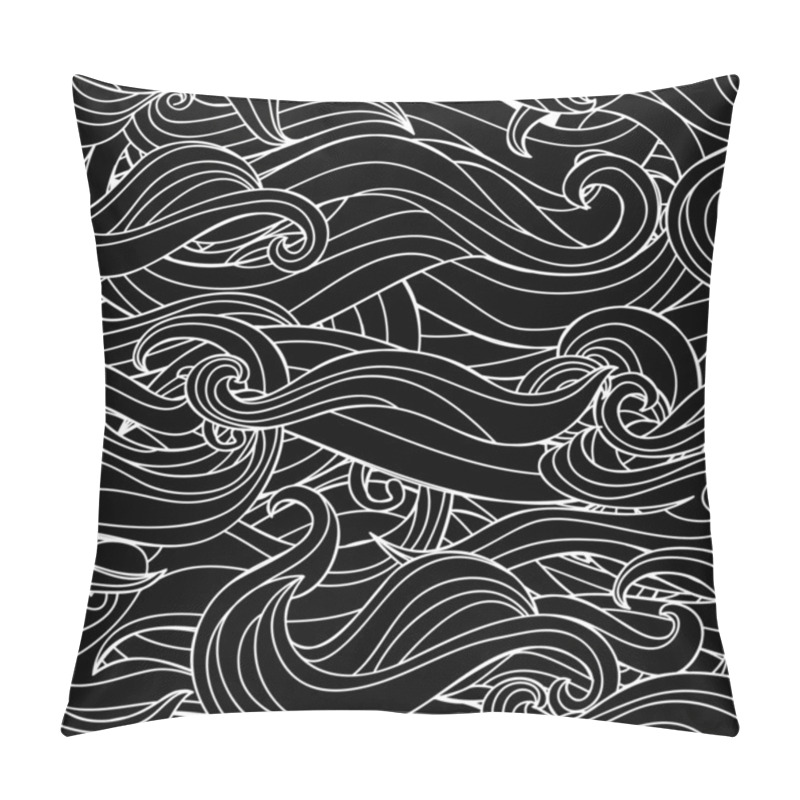 Personality  Abstract Wavy Seamless Texture Pillow Covers