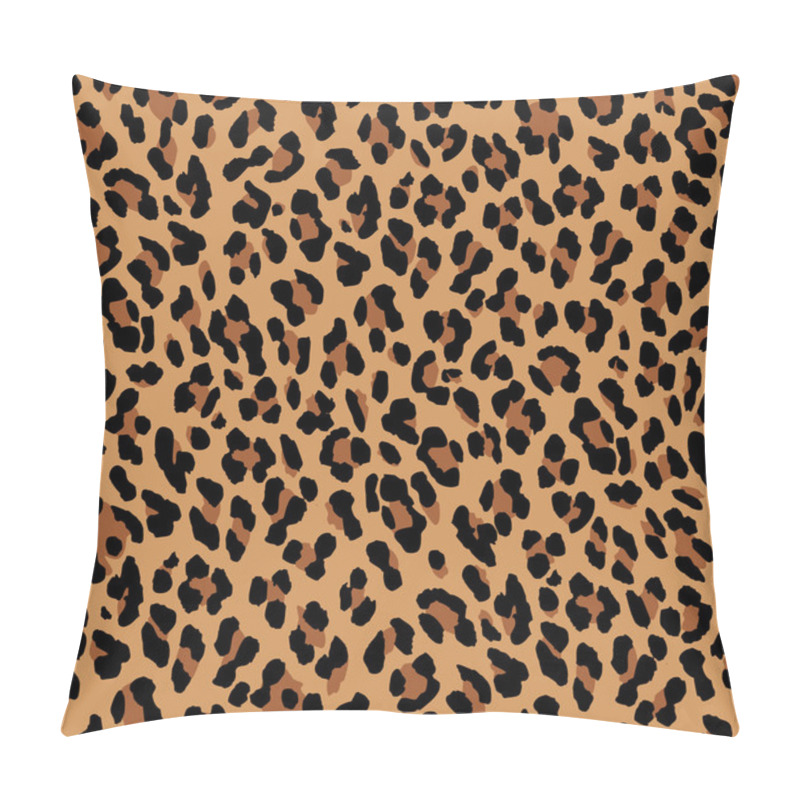 Personality  Leopard Skin Background. Pillow Covers