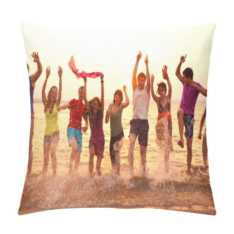 Personality  Party On Sea Beach Pillow Covers