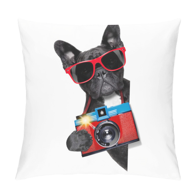 Personality  Dog Photographer Pillow Covers