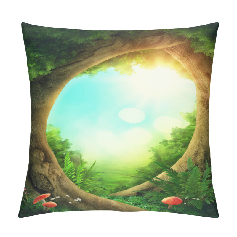 Personality  Dark Magic Forest Pillow Covers