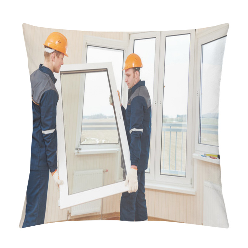 Personality  Windows Installation Workers Pillow Covers