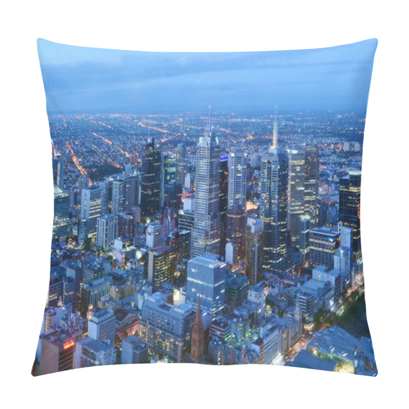 Personality  Melbourne Skyline Pillow Covers