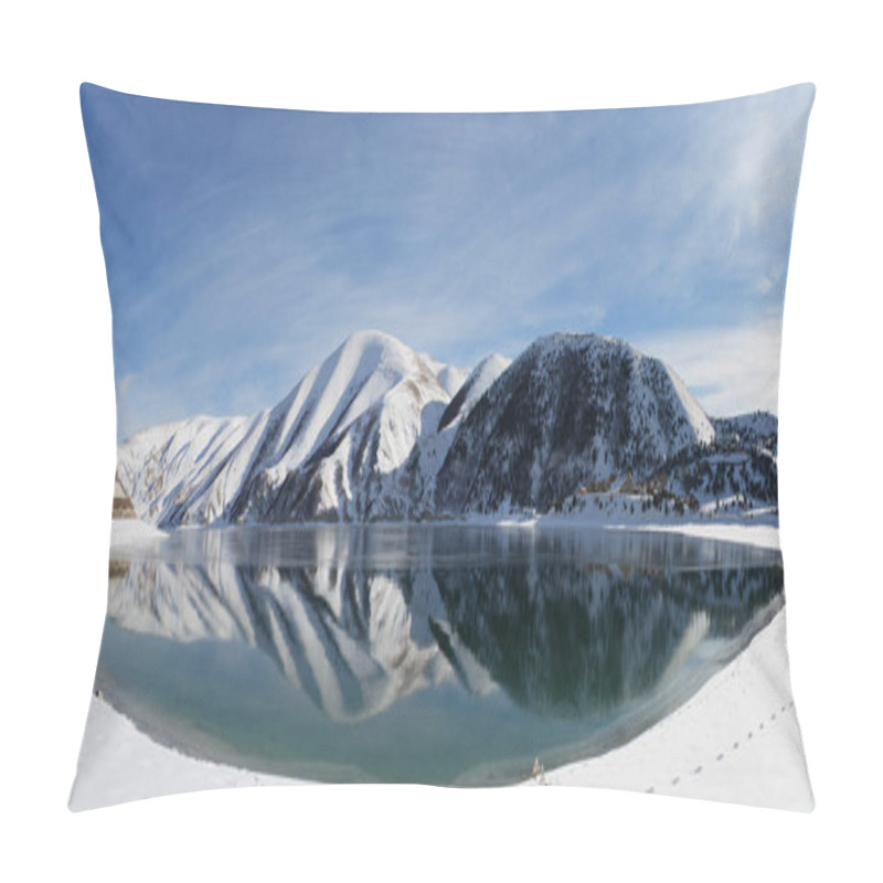 Personality  High-mountainous Lake Kezenoy Am In The Caucasus Pillow Covers