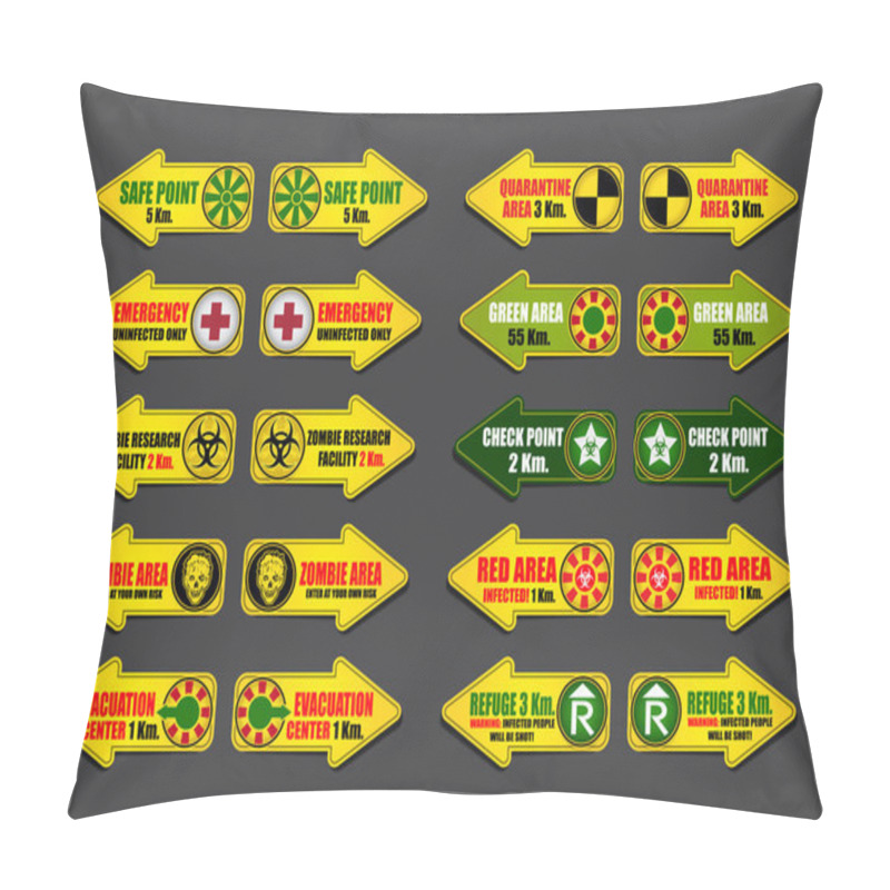 Personality  Zombie Apocalypse Pillow Covers