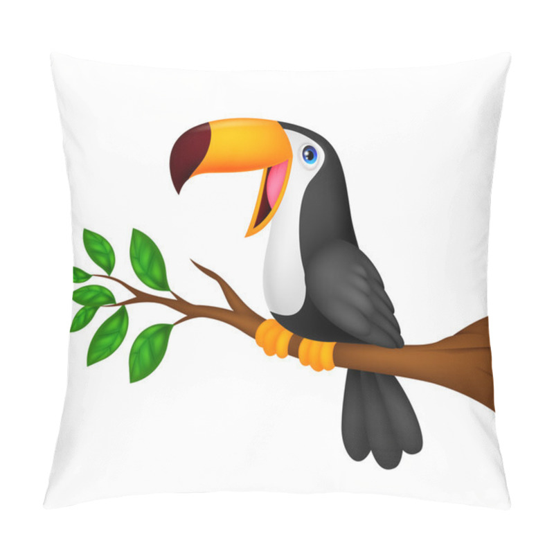 Personality  Cute Toucan Bird Pillow Covers