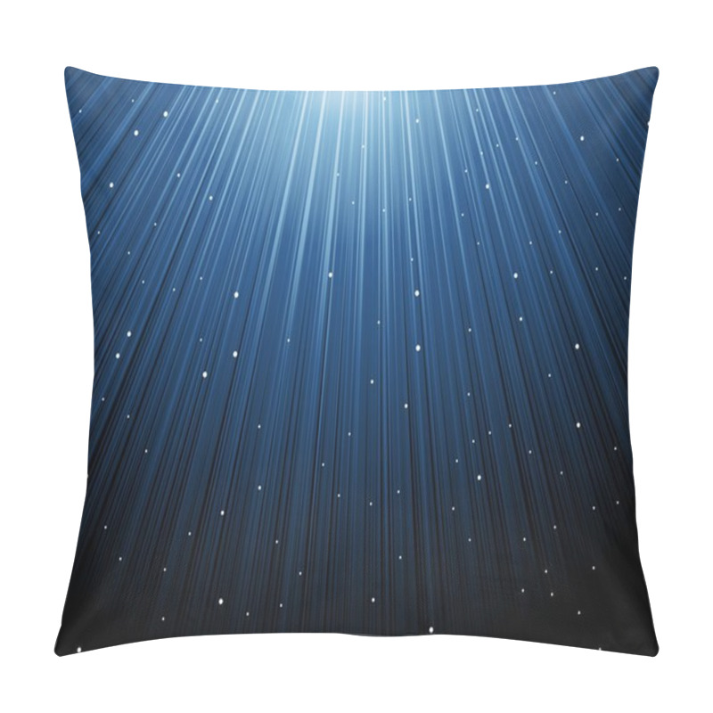 Personality  Abstract Blue Starburst Background Pillow Covers