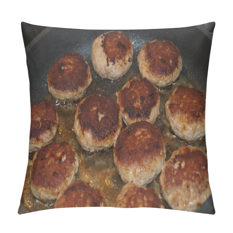 Personality  Frikadelle - German Meatballs Or Meatcakes Pillow Covers