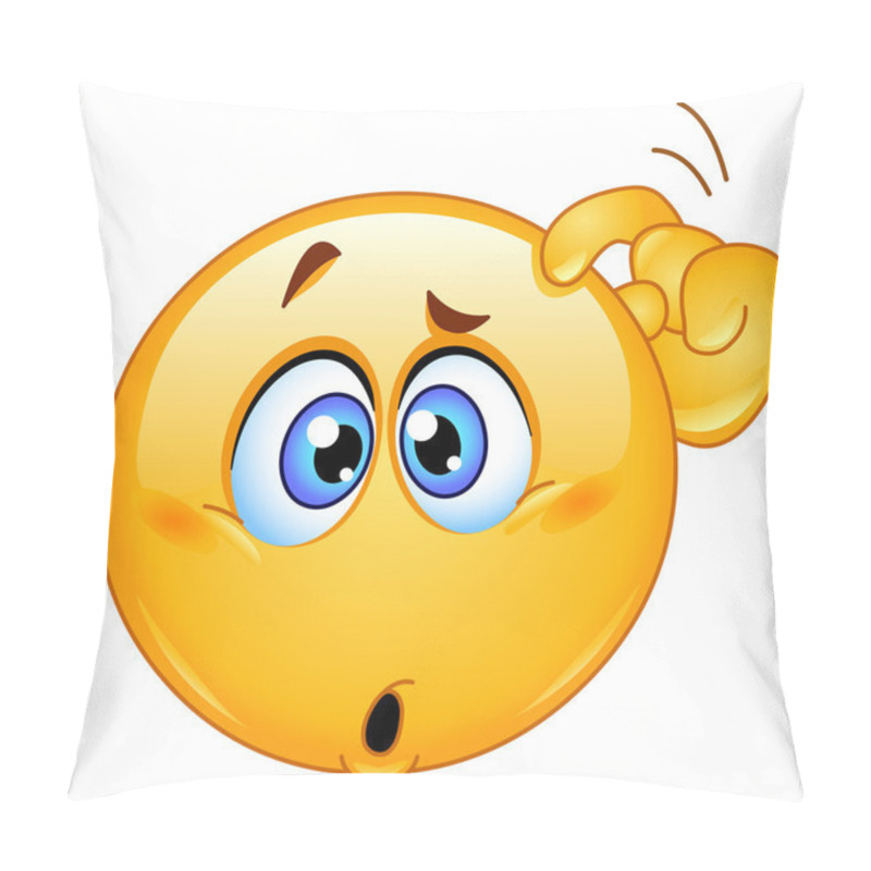 Personality  Confused Emoticon Pillow Covers