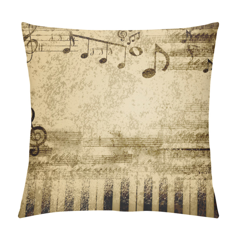 Personality  Music Notes Pillow Covers