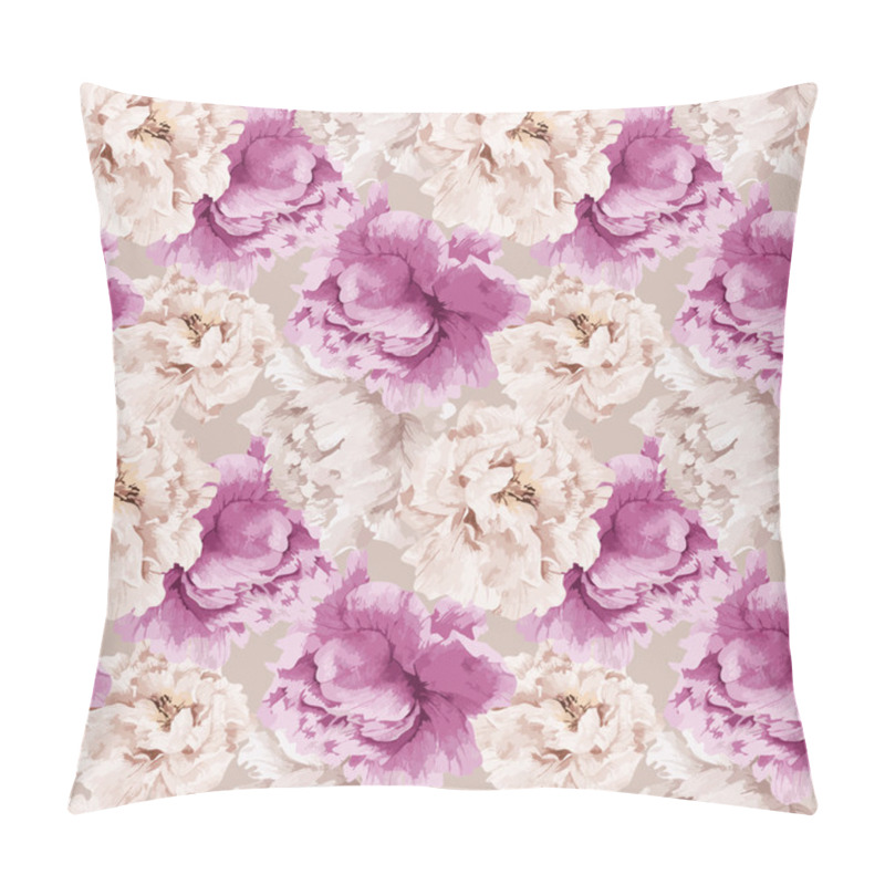 Personality  Floral Pattern With Peony Pillow Covers