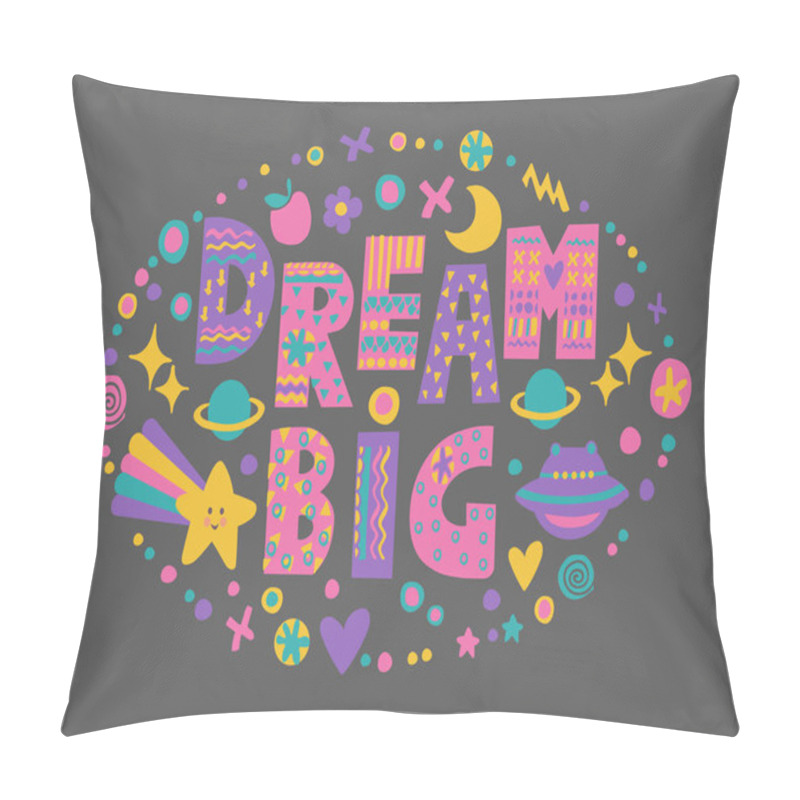 Personality  Word Art Dream Big  Pillow Covers